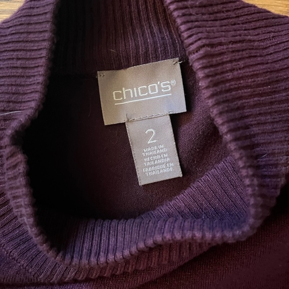 Chico’s - Lightweight Mock Neck sweater. L - Picture 3 of 3